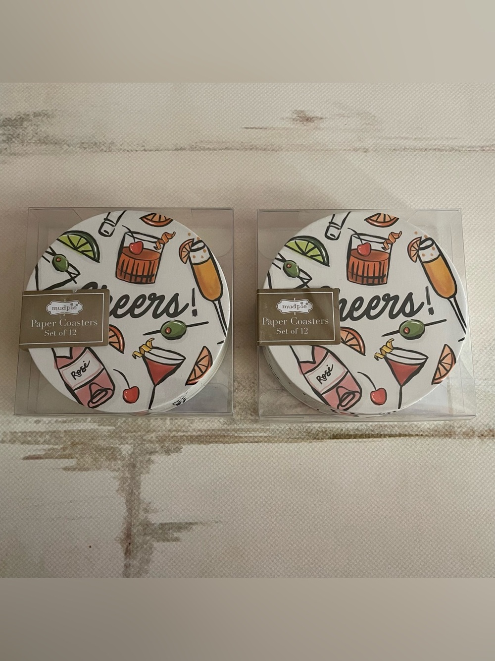Mud Pie & Vintage Corelle Coasters Resellers Lot Bar Accessories - Picture 2 of 10